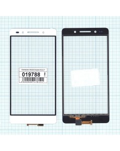 Сенсорное стекло тачскрин для Huawei Honor 7 белый Оем