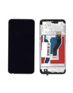 Дисплей с тачскрином для Samsung Galaxy A10S SM A107F TFT черный с рамкой Оем