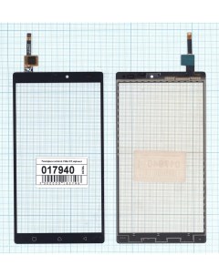 Сенсорное стекло тачскрин для Lenovo Vibe X3 черное Оем