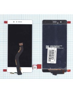 Дисплей с тачскрином для Huawei P9 Lite белый Оем