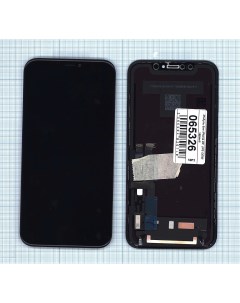 Дисплей для iPhone XR в сборе с тачскрином IPS черный Оем