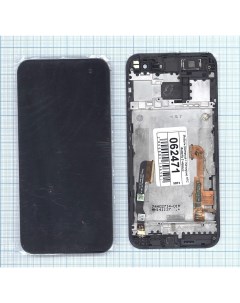 Дисплей с тачскрином для HTC Butterfly 2 черный с рамкой Оем