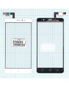 Сенсорное стекло тачскрин для Xiaomi Redmi Note 3 Pro белое Оем
