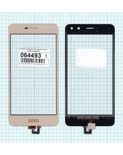 Сенсорное стекло тачскрин для Huawei Y5 2017 золотое Оем