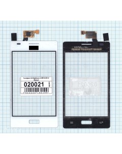 Сенсорное стекло тачскрин для LG Optimus L5 E610 E612 белое Оем