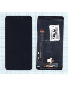 Дисплей с тачскрином для Xiaomi Redmi Note 4 черный Оем