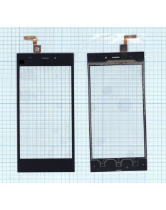 Сенсорное стекло тачскрин для Xiaomi Mi 3 черный Оем