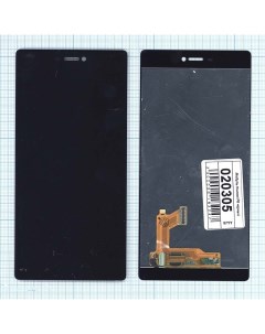 Дисплей с тачскрином для Huawei P8 черный Оем
