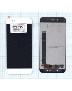 Дисплей с тачскрином для Xiaomi Mi A1 Mi 5X белый Оем