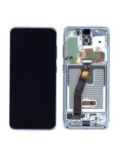 Дисплей с тачскрином для Samsung Galaxy S20 SM G980F голубой Оем
