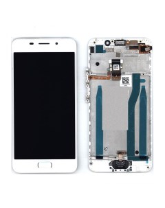 Дисплей с тачскрином для Asus ZenFone 3s Max ZC521TL белый с рамкой Оем