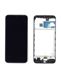 Дисплей с тачскрином для Samsung Galaxy M21 SM M215 TFT черный с рамкой Оем