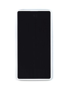 Дисплей с тачскрином для Yota YotaPhone 1 C9660 черный с белой рамкой Оем