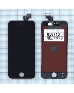 Дисплей с тачскрином для iPhone 5 черный Оем