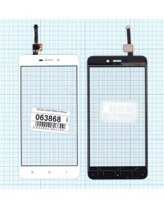 Сенсорное стекло тачскрин для Xiaomi Redmi 4A белое Оем