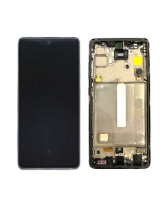 Дисплей с тачскрином для Samsung Galaxy A52 SM A525F DSN черный с рамкой OLED Оем