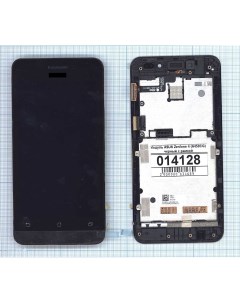 Дисплей с тачскрином для Asus Zenfone 4 A450CG черный с рамкой Оем