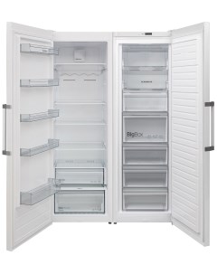 Холодильник SBS711Y02 W серебристый Scandilux