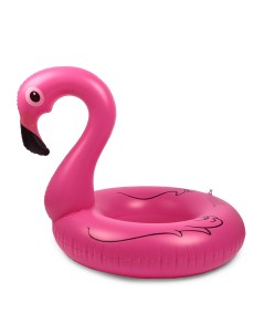 Надувной круг для плавания Розовый Фламинго диаметр 120 см розовый Торговая федерация
