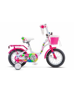 Детский велосипед Mistery C 12 Z010 7 9 Белый Розовый Stels