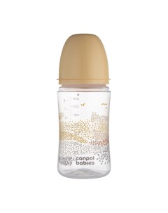 Детская антиколиковая бутылочка Mountains для кормления бежевый 240 мл Canpol babies