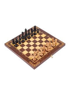 Шахматы Византия Люкс с утяжеленными фигурами из бука Lavochkashop