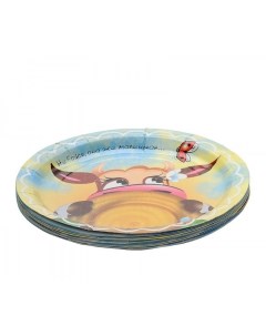 Набор тарелок одноразовых Детская коллекция 10 штук диаметр 23 см Buffet