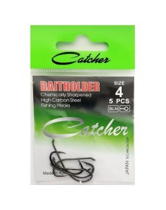 Крючок BAITHOLDER Size 4 5 пакетиков Catcher