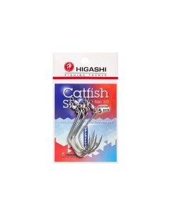 Крючки одинарные для рыбалки Catfish 3 0 Tin SW 5 pcs Higashi