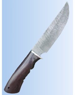 Нож туристический Лесник Дамаск граб Мастерская самойлова