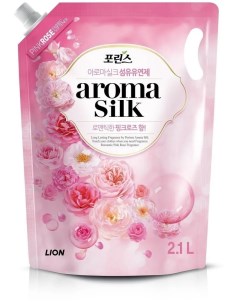 Кондиционер для белья Aroma Capsule Pink Rose 2 1 л в мягкой упаковке на 70 стирок Lion