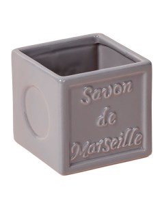 Стакан для зубных щеток Savon De Marseille фарфор цвет серый Spirella