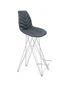 Барный стул She_1313415201 графит хром лак Sheffilton