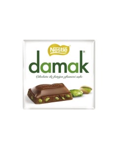Шоколад Damak молочный с фисташками 60 г Nestle