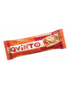 Батончик Qvinto шоколадный с карамелью и кранчами 30 г х 21 шт Essen