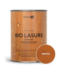 Пропитка для дерева Bio Lasure водоотталкивающая Орегон 900 мл Elcon