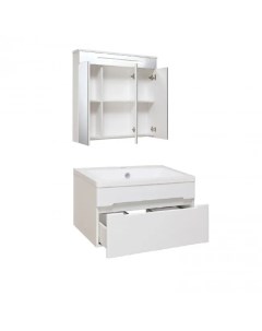 Мебель для ванной Парма 75 1 ящик подвесной тумба с раковиной OMEGA 75 шкаф Runo