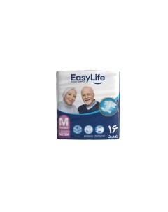 Подгузники Adult Diaper для взрослых р р M 16 шт Easylife