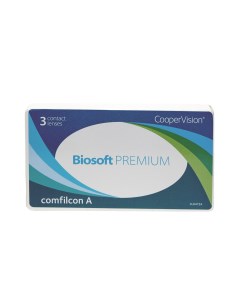 Контактные линзы Biosoft Premium 3 линзы R 8 6 5 00 Coopervision