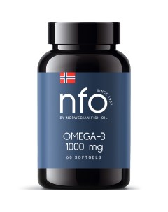 Norwegian Fish Oil Омега 3 Омега 3 1000 мг капсулы 60 шт As pharmatech