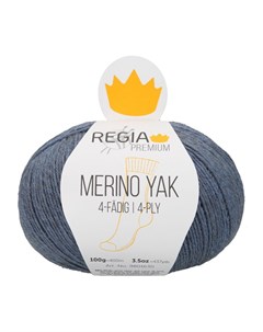 Пряжа Regia Premium Merino Yak 100 г 400 м 07523 jeans meliert Schachenmayr