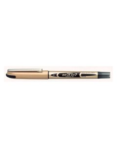 Ручка роллер Zeb Roller BE AX7 15991Z корп золотистый d 0 7мм чернила черн однораз Зебра