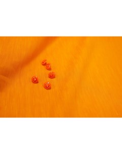 Ткань CR22067 Лен ярко оранжевый стрейч 100x124 см Unofabric