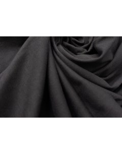 Ткань MAGLIA2 Трикотаж кулирка черная хлопок с вискозой 100x175 см Unofabric