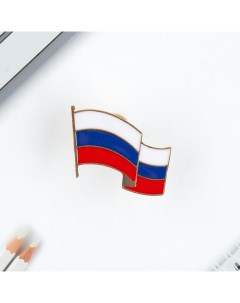 Значок Флаг РФ 3 х 2 2 см Micio