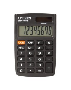 Набор из 2 шт Калькулятор карманный SLD 100NR 90х60 мм 250086 Citizen