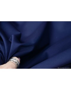 Ткань BEMO381 Хлопок сатин синий с эластаном Mosch 100x148 см Unofabric