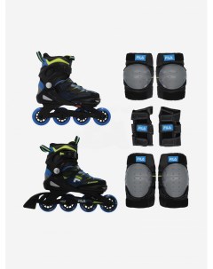 Набор детский роликовые коньки комплект защиты J One Combo 2 Set Мультицвет Fila