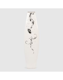 Керамическая ваза Долина узкая с росписью Porc-сeramic
