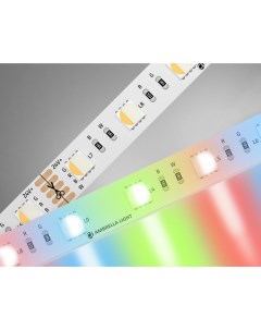 5м Светодиодная лента теплого света RGB 5050 3000К 10W 24V 60LED m IP20 ILLUMINATION LED Strip Ambrella light